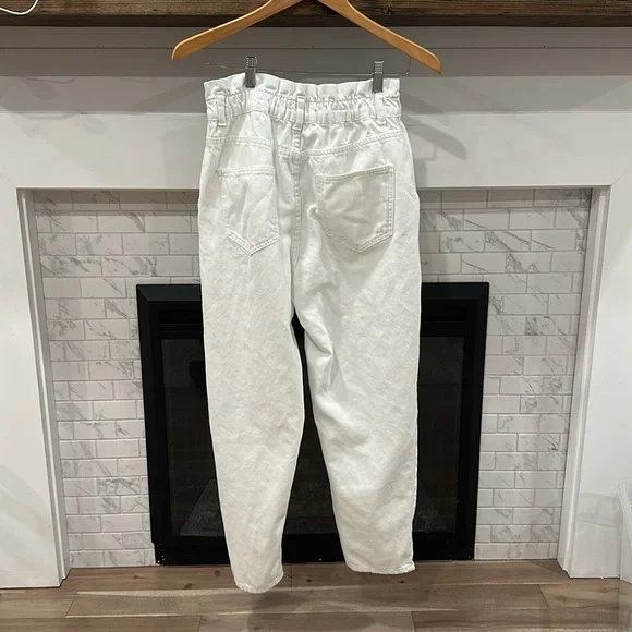 Zara high waisted white pants - Picture 4 of 5